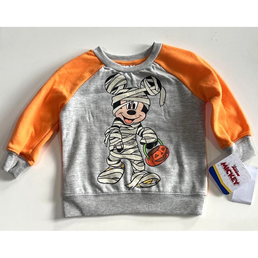 Disney Junior Mickey Mouse Mummy Halloween Toddler Sweatshirt 18M New